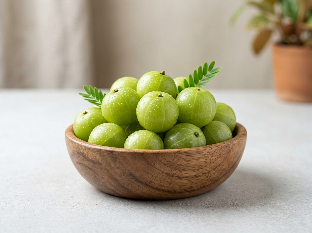 Fresh Organic Indian Amla Gooseberry