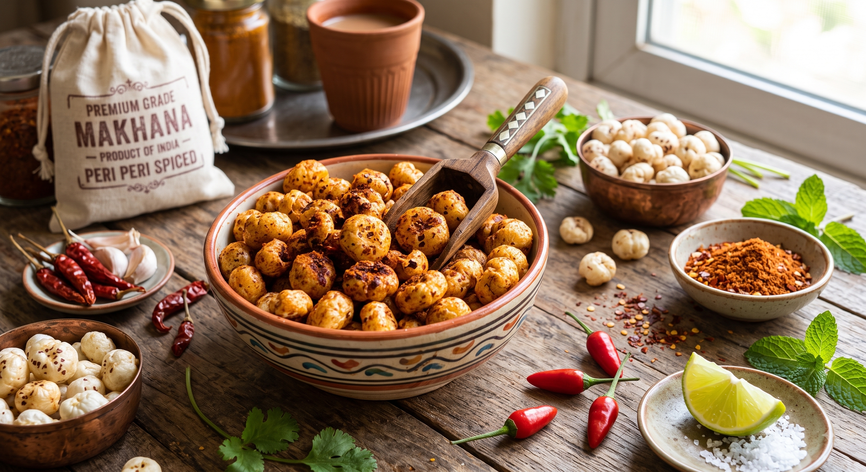 Peri Peri Spiced Fox Nuts