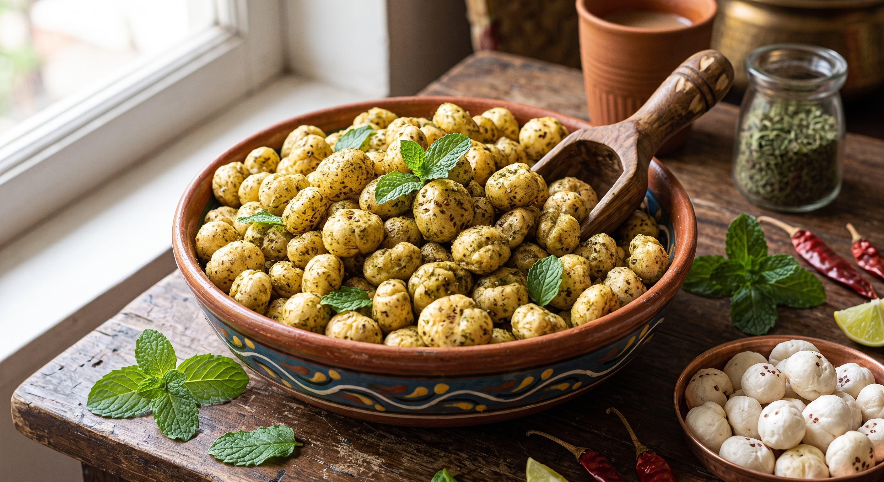 Pudina Mint Makhana